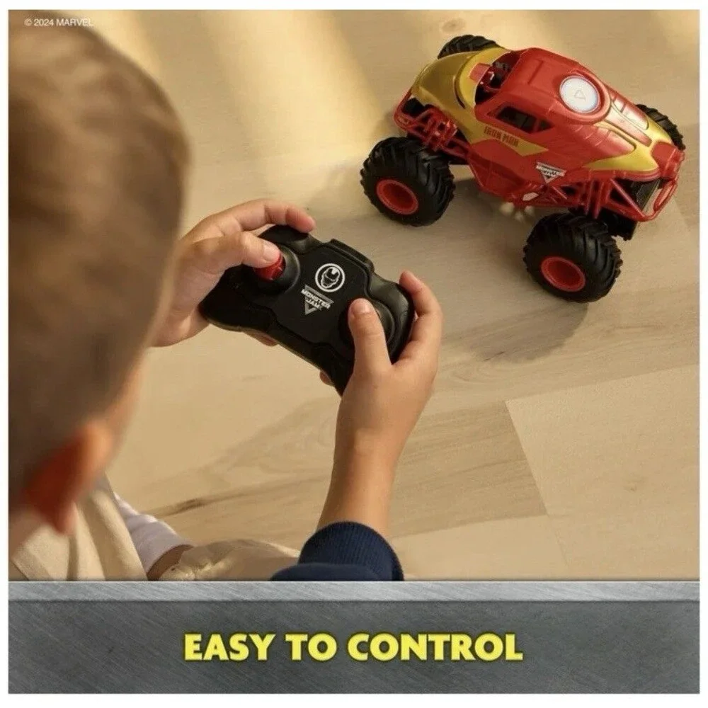 Monster Jam, Marvel Iron Man RC 1:24 Scale Monster Truck Vehicle